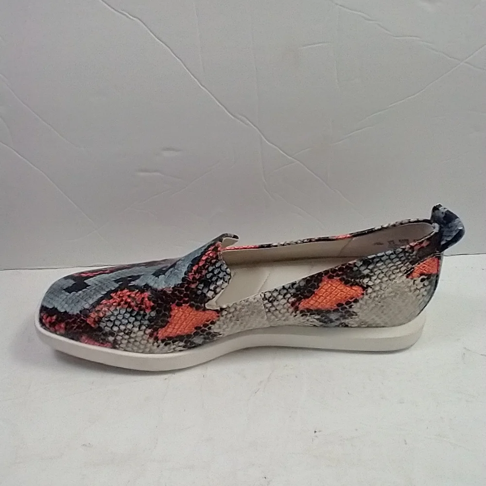 Franco Sarto Boston Snake Embossed Slip-On Loafers Shoes Women's sz 7.5M